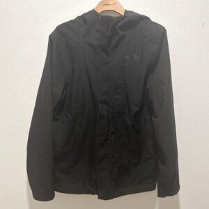 The North Face Men's Black Hooded Rain Jacket
